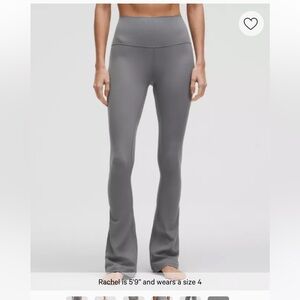 lululemon Align High-Rise Ribbed Mini-Flare Pant Regular Slate size 6 NWOT